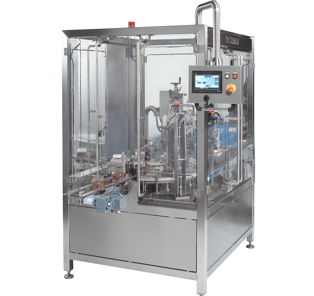 RMC 814 glass pot packaging machine