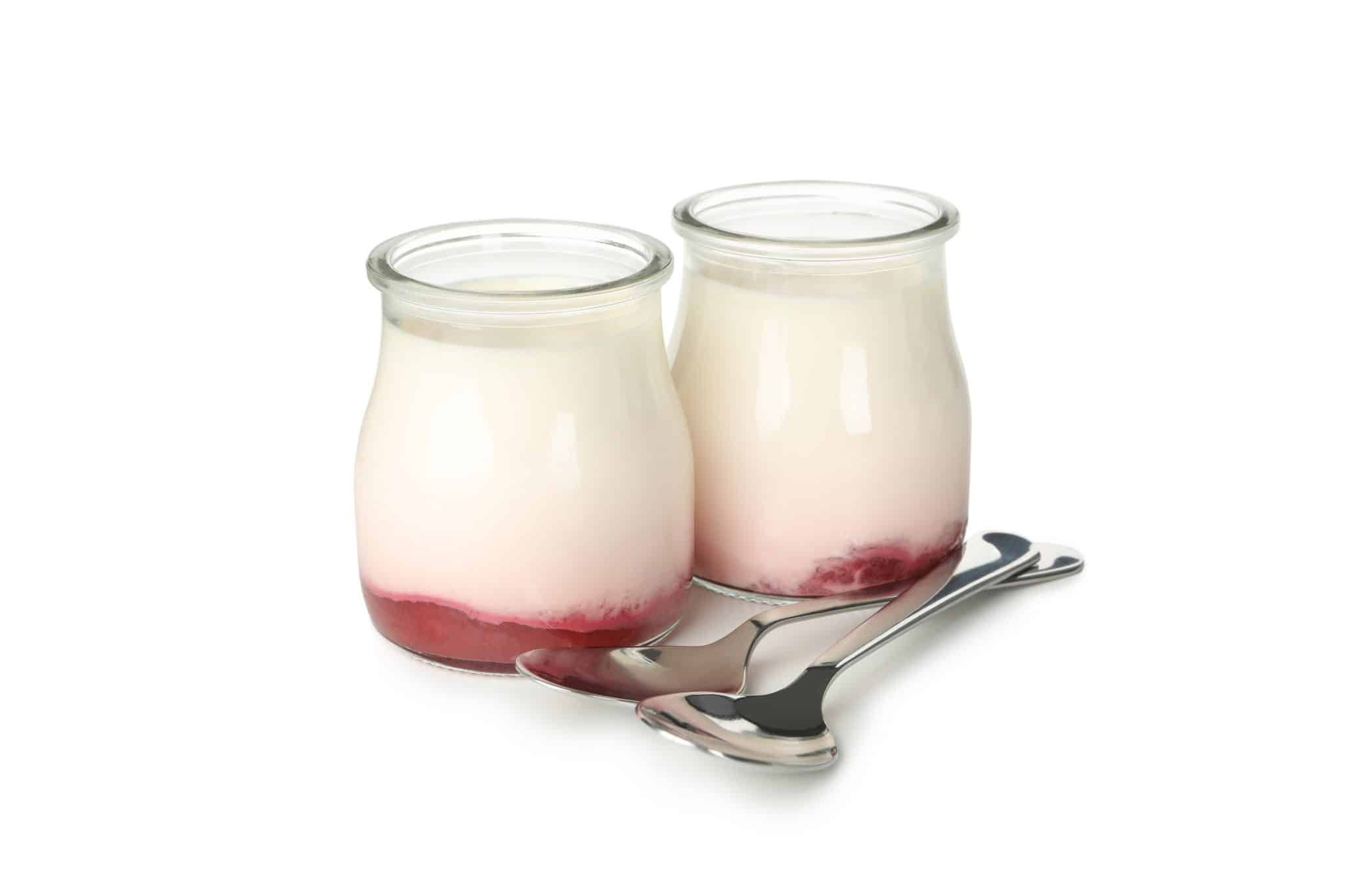 yoghurt glass pot