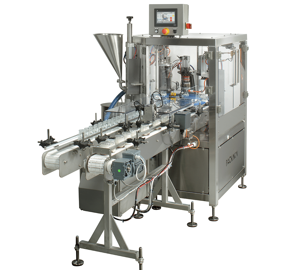 RMC Eco glass yoghurt tub filling machine