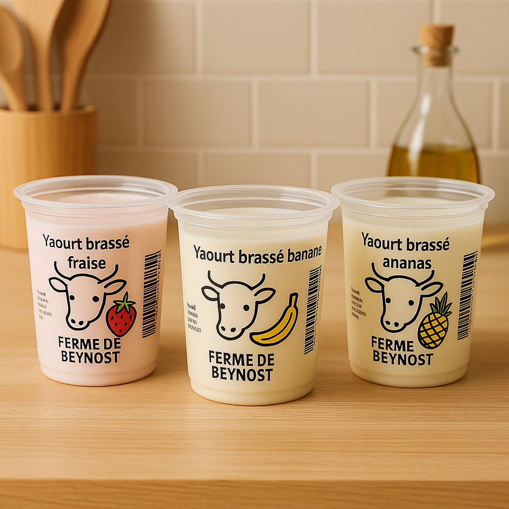 PACKINOV - Pots plastique yaourt brassé composé cuisine 1