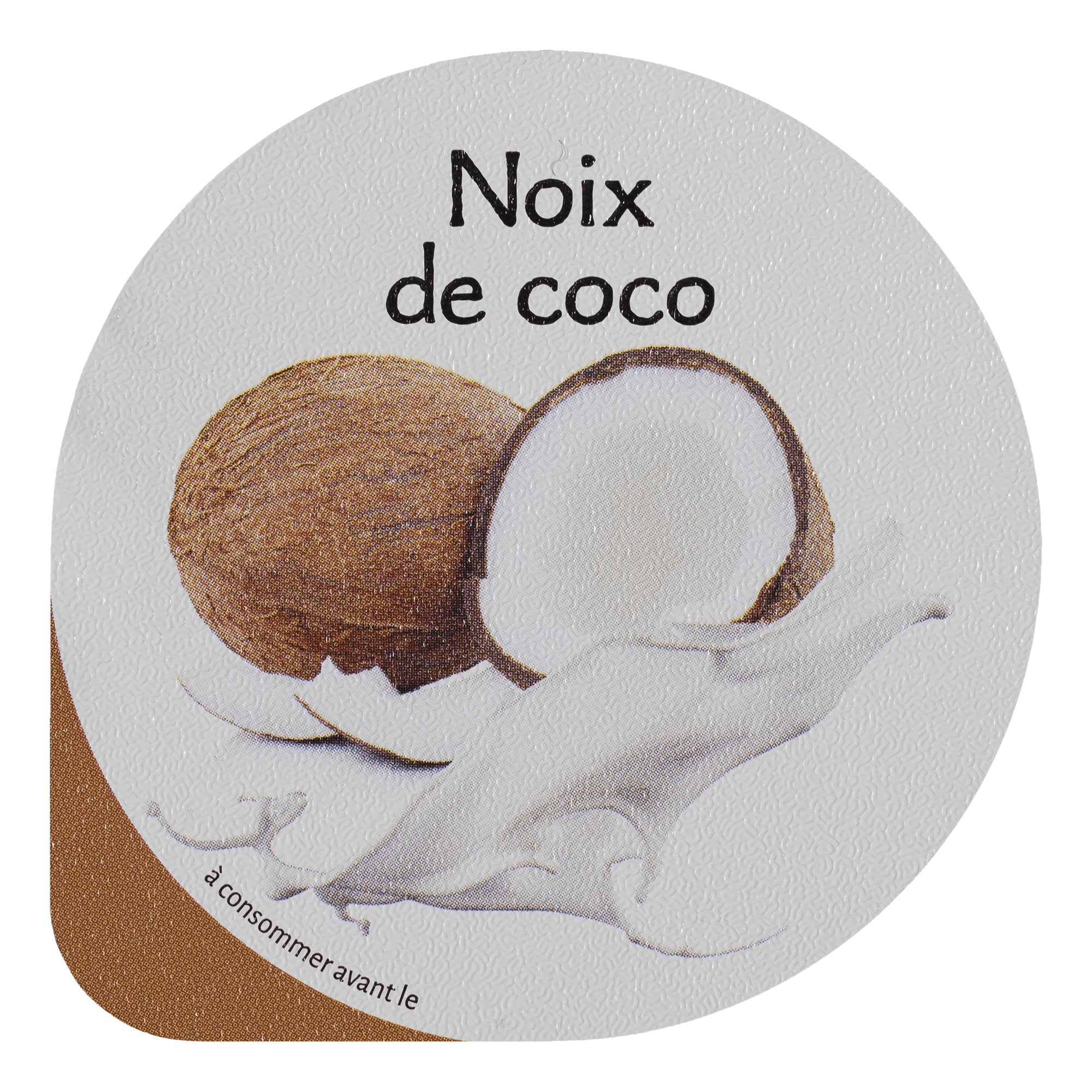 PACKINOV - Opercule GOURMANDISE - Noix de coco
