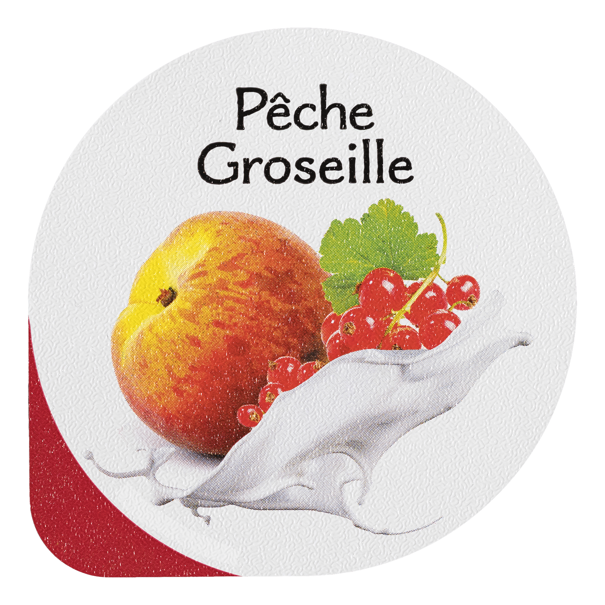 PACKINOV - Opercule GOURMANDISE - Peche Groseille 3